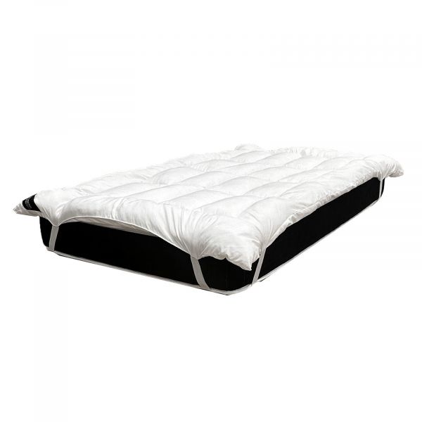 In House | Microfiber Mattress Topper 5 cm, Rubber Corners