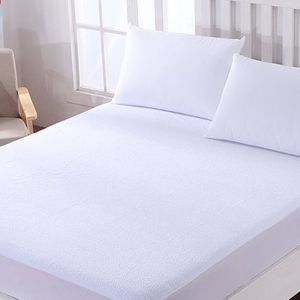 In House | 100% waterproof Towel Mattress Protector with Rubber Edges