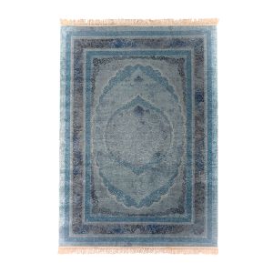 In House | Classic Design Rectangular Carpet, Blue