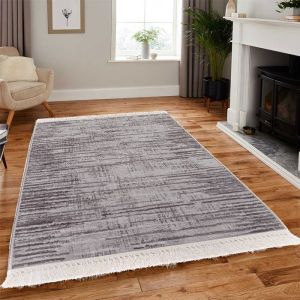 In House | Style Modern Design Rectangular Carpet Dark, Grey, 120x80 cm
