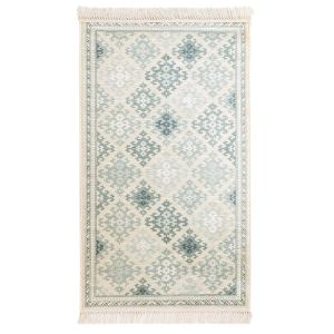 In House | Luster Classic Design Rectangular Carpet, Grey & Blue
