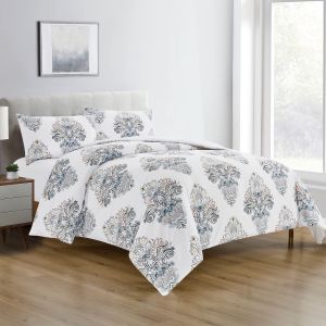 Rudy | Microfiber Comforter Set 4 Pieces, King, 260x240 cm, Multicolor