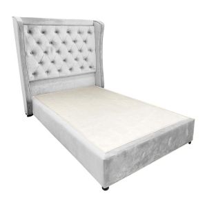 Bed Frame Lychee, Velvet, In House