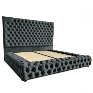 Bed Frame Valencia with Sides and Headboard, , In House