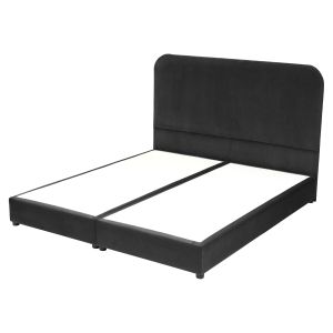 Bed Frame Lamar, Velvet, In House