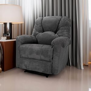 Recliner Chair American Polo, Striped Velvet, In House