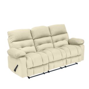 Recliner Chair NZ60, Triple, Velvet with Nano Filling, In House