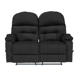 Cinematic Recliner Chair with Cups Holder NZ80, Double, Velvet, In House