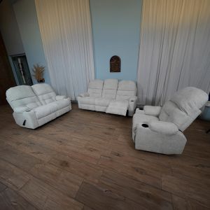 3 Pieces Recliner chairs set NZ80, Chanel, In House