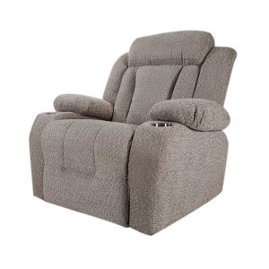 Recliner Chair Cinematic with Cups Holder NZ50, Bouclé, In House