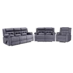 3 Pieces Recliner chairs set NZ30, Velvet, In House