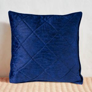 Aurora Velvet Decorative Cushion, 50x50 cm, Blue, In House