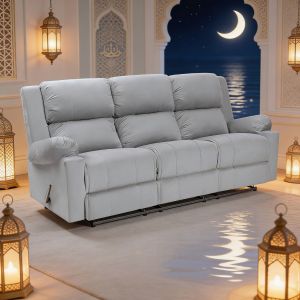 Recliner Chair AB02, Triple, Velvet, In House