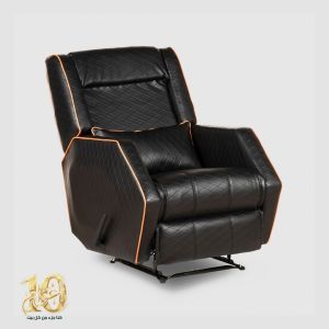 Gaming Recliner Chair with Latex Cushion Backrest Gaming, Leather, In House