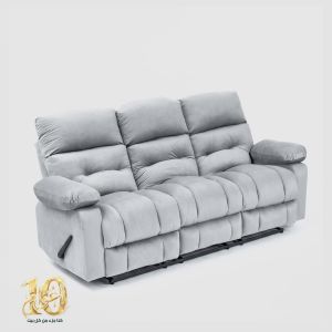 Recliner Chair NZ60, Triple, Velvet with Nano Filling, In House