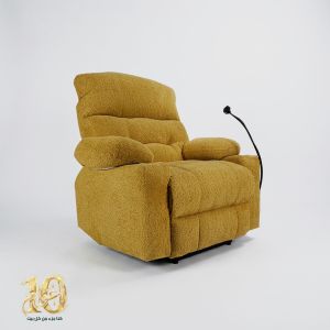 Cinematic Recliner Chair with Phone & Cups Holder NZ60 PLUS, Boucl&eacute; with Nano Filling, In House