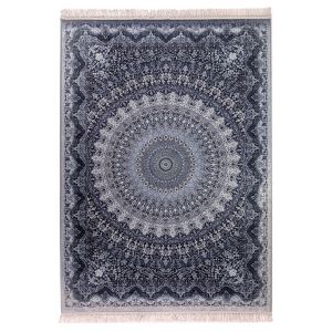 In House Rectangle Soft Touch Carpet - Grey & Blue - DT25567.102