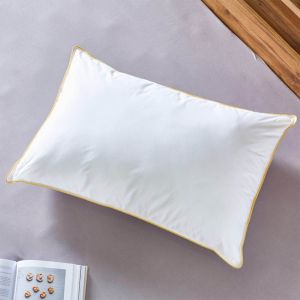 In House | Microfiber Prime Hotel Pillow with Golden Line