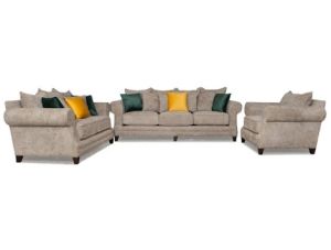 California Sofa Set (3) pieces, Chanel fabric (2003)-7042