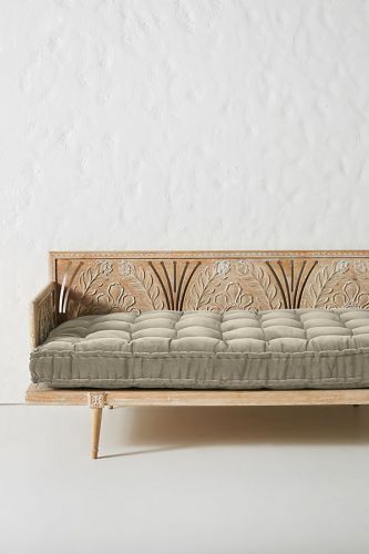 Regal In house Velvet Upholstery Daybed Cushion , Polyfiber Fill - 188 * 99 Cm 2020385