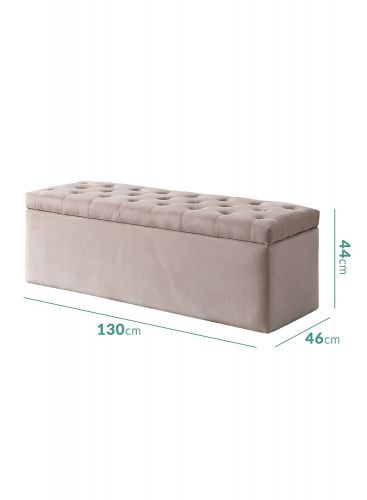 Decorative Bedroom Bench With Storage Space 130*46*44 cm