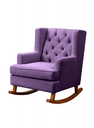 Classic Rocking Recliner Upholstered Chair