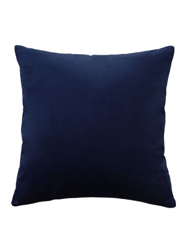 Velvet Decorative Solid Filled Cushion - 25*25 Cm From Regal In House - dark blue