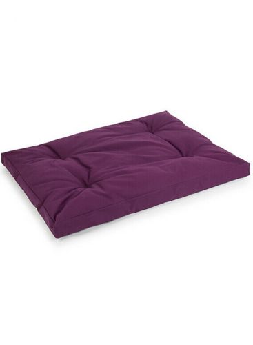 Simple and Comfortable Floor Velvet Tuffed Cushion 60*40 cm From Regal In House - بنفسجي 02