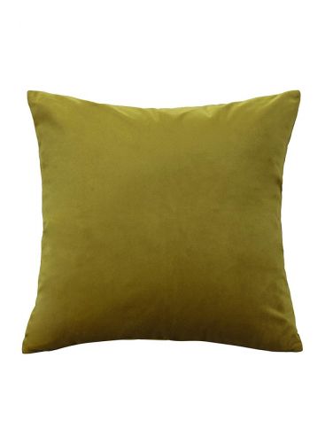 Velvet Decorative Solid Filled Cushion - 25*25 Cm From Regal In House - Lemonade