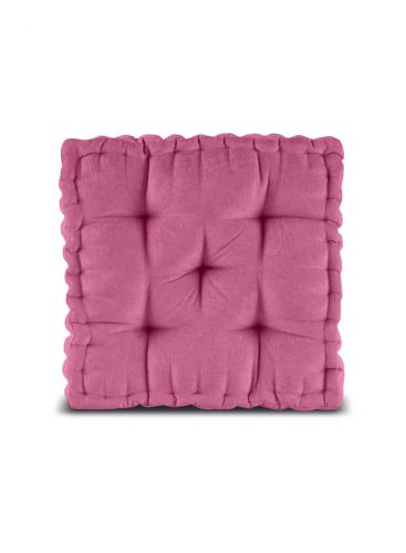 Thick Quilted Square Floor Cushion 40*40 cm From Regal In House - Pink 04