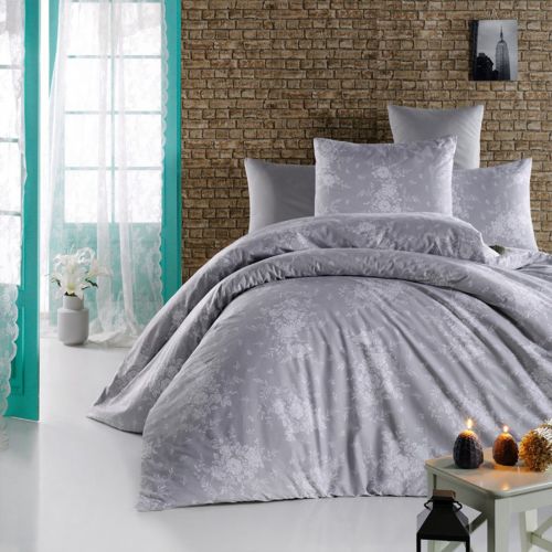 Pellistri Comforter Set Grey & White 260x240 cm