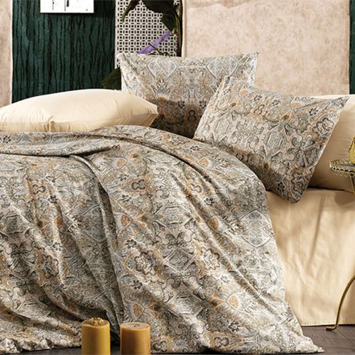 Berry | 8 Pieces Ranforce Cotton Comforter Set from In House, King, 260x240 cm, 20638-v2, Multicolor