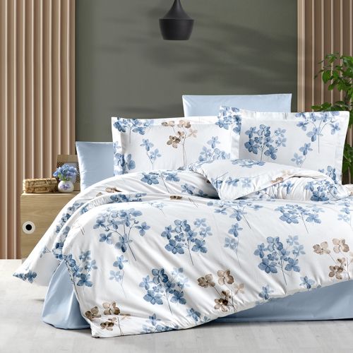In House Ranforse Cotton Comforter Cover Set - Leaf Printed - 247957-v3