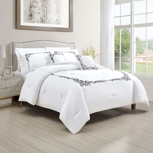 Karma Comforter Set White 260x240 cm