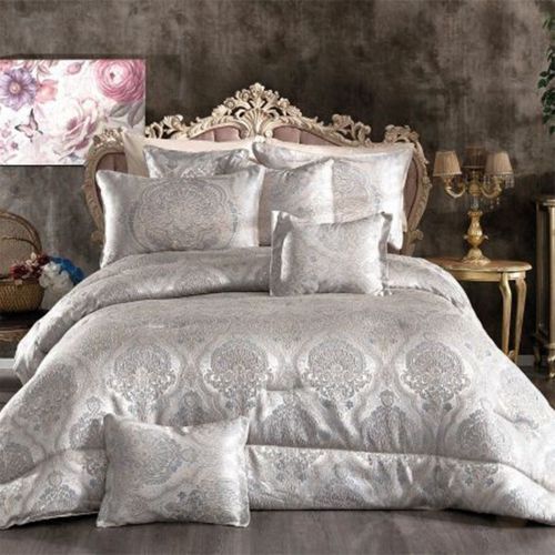 In House Bridal Luxurious Copland Tolon Comforter Set 10-Pieces King Size 260x240cm -19881