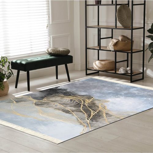 In House | Modern Design Turkish Rectangular Decorative Carpet, Multicolor, 160x230 cm