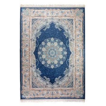 In House Rectangle Soft Touch Carpet - Blue & Beige - DT65486.103