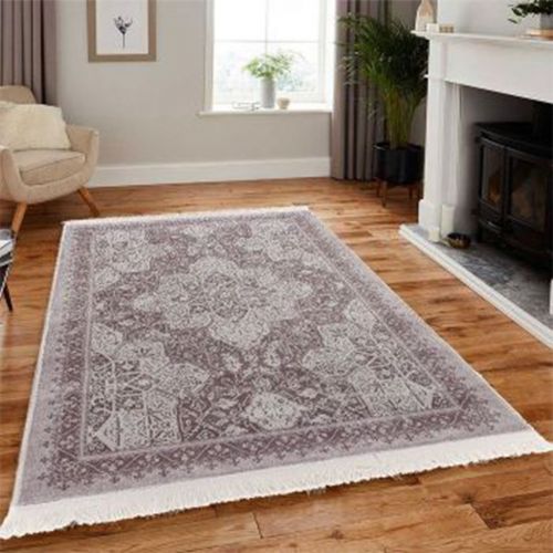 Authenticity | Wooded Design Rectangular Carpet - Brown - 102010201203-1