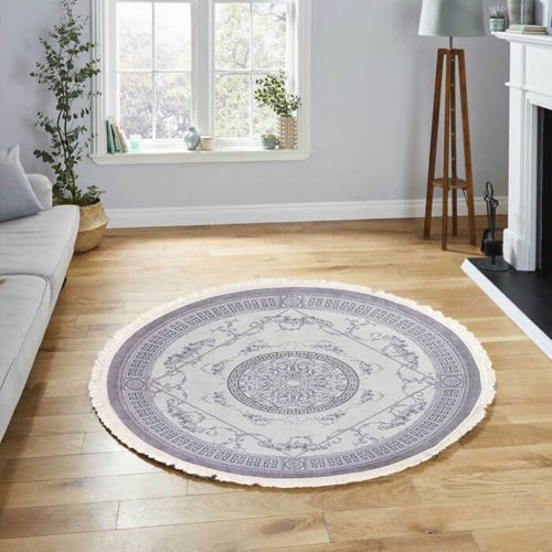 Pof | Classic Design Round Decorative Carpet - 102010201209