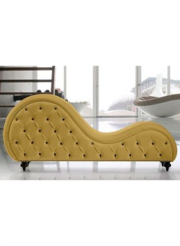 In House Upholstered Romantic Chaise Lounge with Modern Design - 180x80x50cm