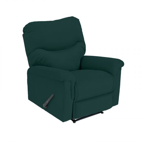 كرسي استرخاء ثابت منجد بالمخمل, أخضر غامق, NZ110, إن هاوس