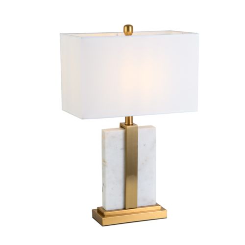 Blanca table lamp, 40×40×57 cm, White+Gold