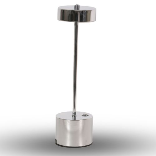 Narrow table lamp, 11.4×11.4×25 cm, Silver