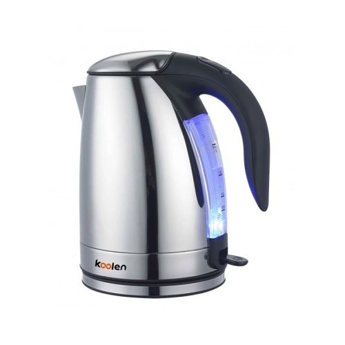 Electric Kettle - 1.7 L - 1850-2200 W - Silver & Black - Koolen