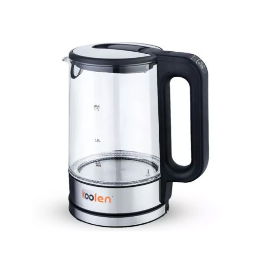 Digital Electric Water Kettle - 1.7 L - 2200 W - Clear - Koolen