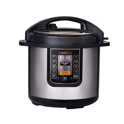 Collin Electric Pressure Cooker 12L Black and Silver - Koolen