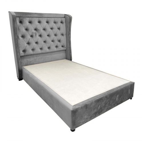 Lychee | Bed Frame - 200x90 cm - Gray