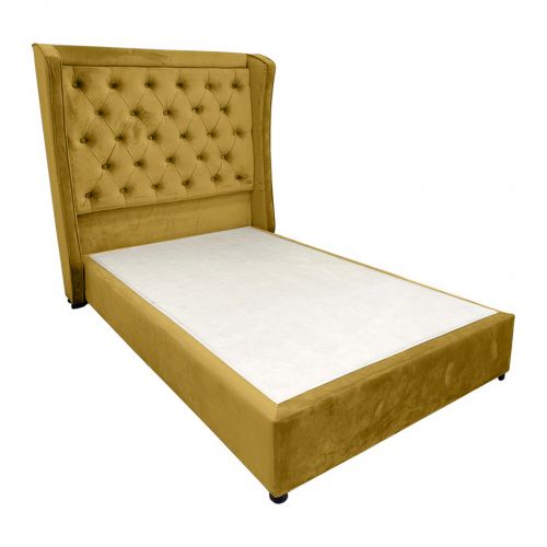 Lychee | Bed Frame - 200x90 cm - Gold