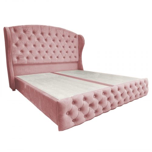 Serin | Bed Frame - 200x90 cm - Light Pink