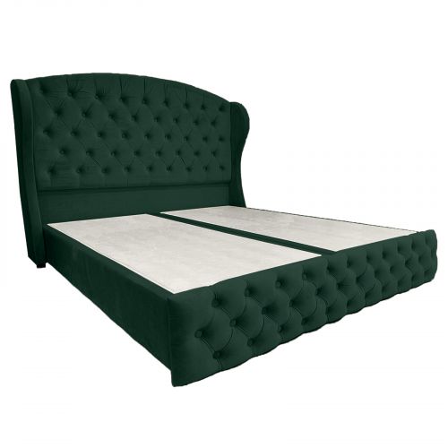 Serin | Bed Frame - 200x90 cm - Dark Green